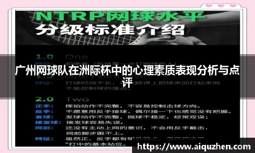 广州网球队在洲际杯中的心理素质表现分析与点评