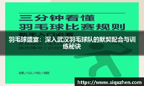羽毛球盛宴：深入武汉羽毛球队的默契配合与训练秘诀