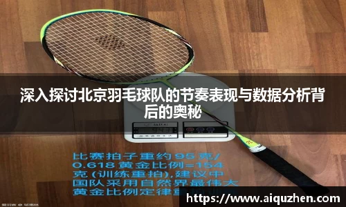 深入探讨北京羽毛球队的节奏表现与数据分析背后的奥秘